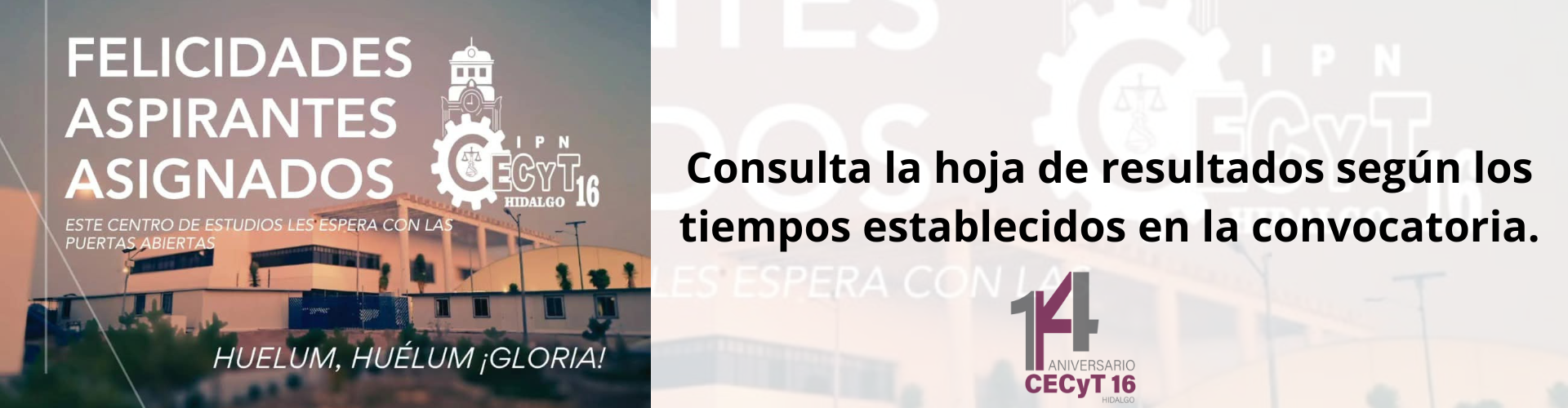 Aspirantes asignados CECyT No.16